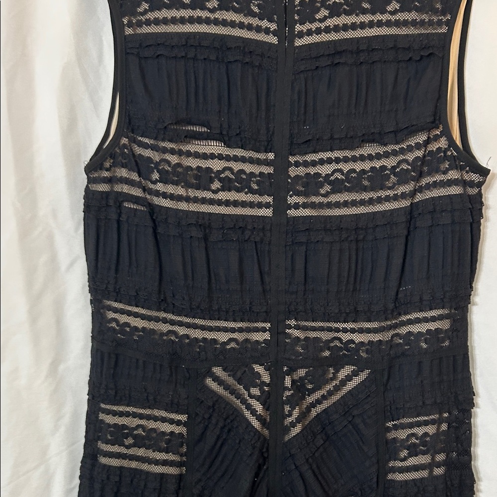 VENUS Black High Low Lace Dress - Picture 7 of 16
